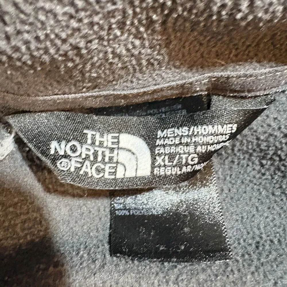 The North Face Fleece Pullover Men XL Black 1/4 Zip Outdoor Hiking Corewear